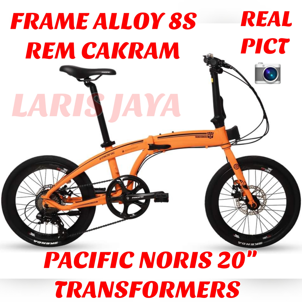 Terlaris Sepeda Lipat 20 Inch Pacific Noris Transformers Sepeda Lipat Pacific Noris Batman 20 Inch