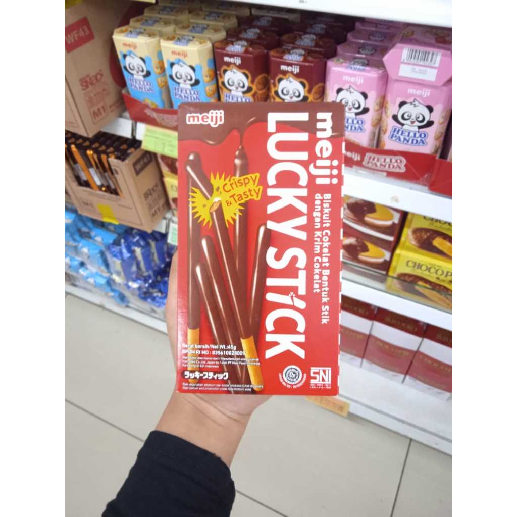 

Meiji Lucky Stik Chocolate 45gram