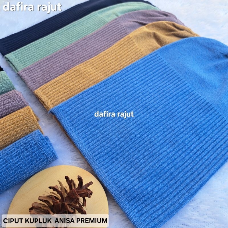 Ciput Inner Hijab Rajut Premium bahan Anisa Microfiber Anpus Kupluk Instan Ori Daleman Kerudung