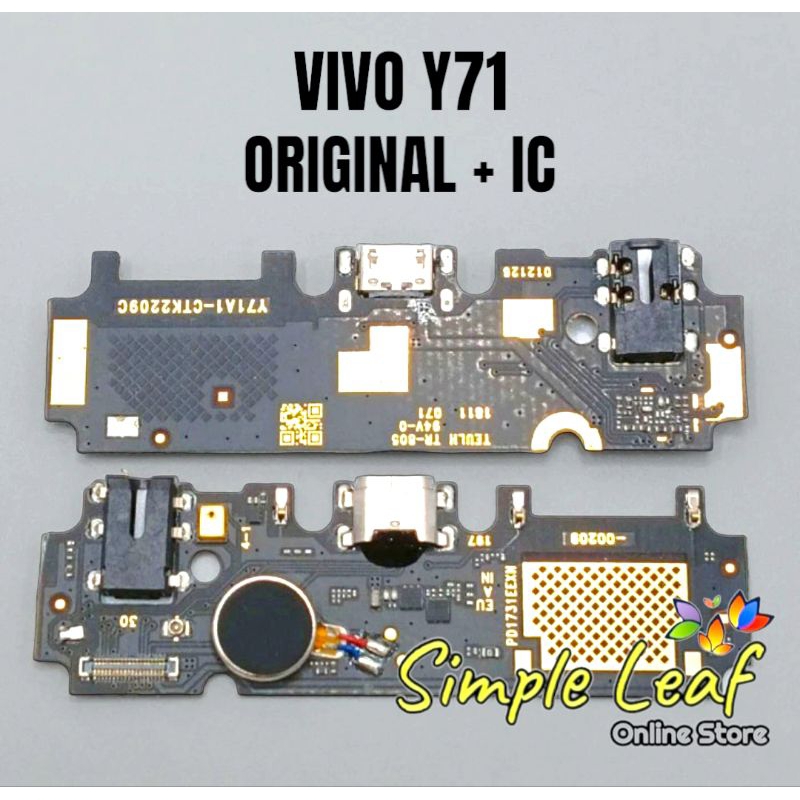 FLEXIBEL KONEKTOR CHARGER CAS MIC HF VIVO Y71 ORIGINAL + IC