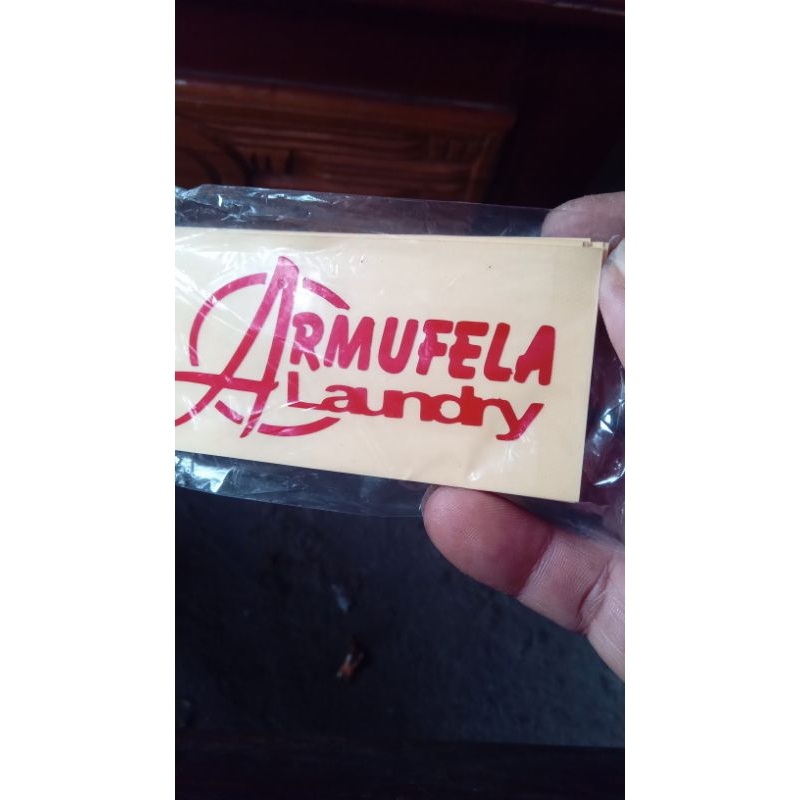 

stiker label usaha