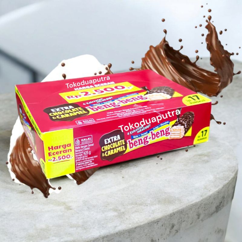 

Beng beng Coklat 1 Box / beng beng wafer coklat 1 Box