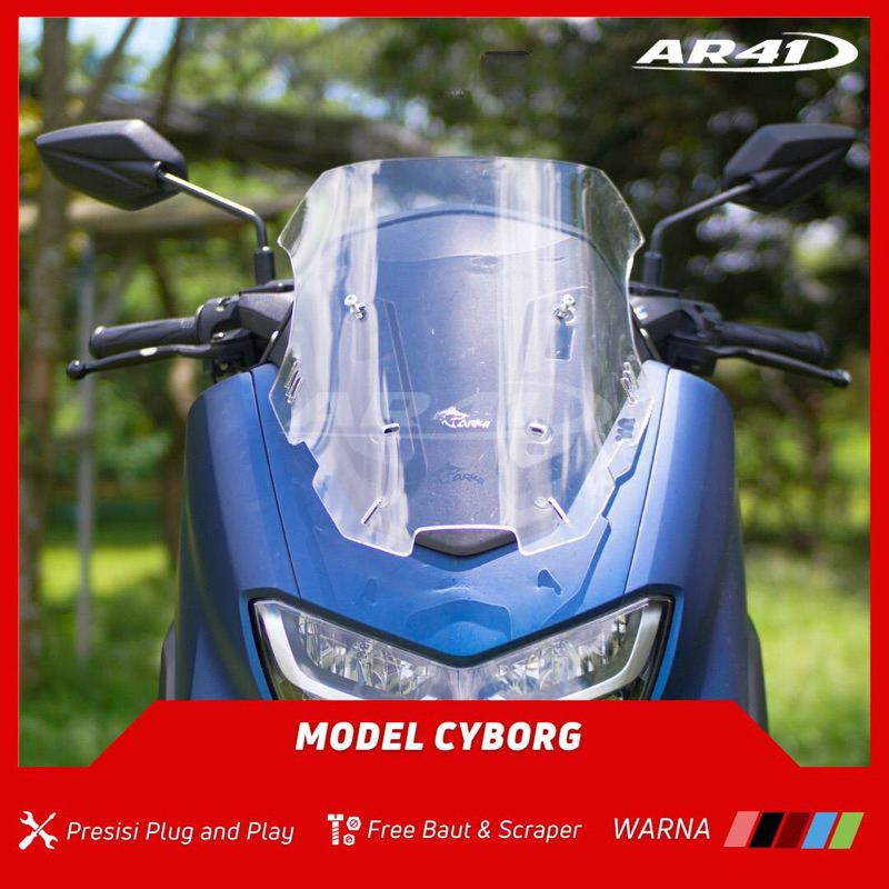 Windshield Visor Nmax Cyborg New Old Visor Nmax Cyborg New Old AR41