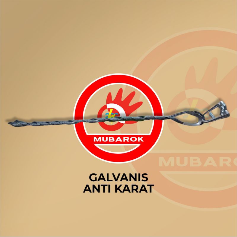 Helikal Galvanize Anti Karat SATUSET SIZE 4,5,6,7,8,9,11,12,14,16,18mm 12,24,48,96,144,288Core / hel