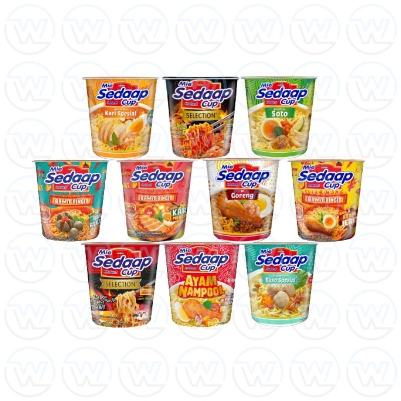 

Sedaap Mie Instant Cup Goreng / Kuah