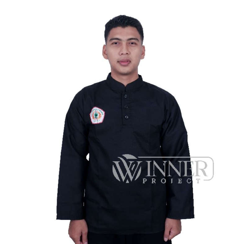 SERAGAM PENCAK SILAT HITAM IPSI baju silat IPSI pemula