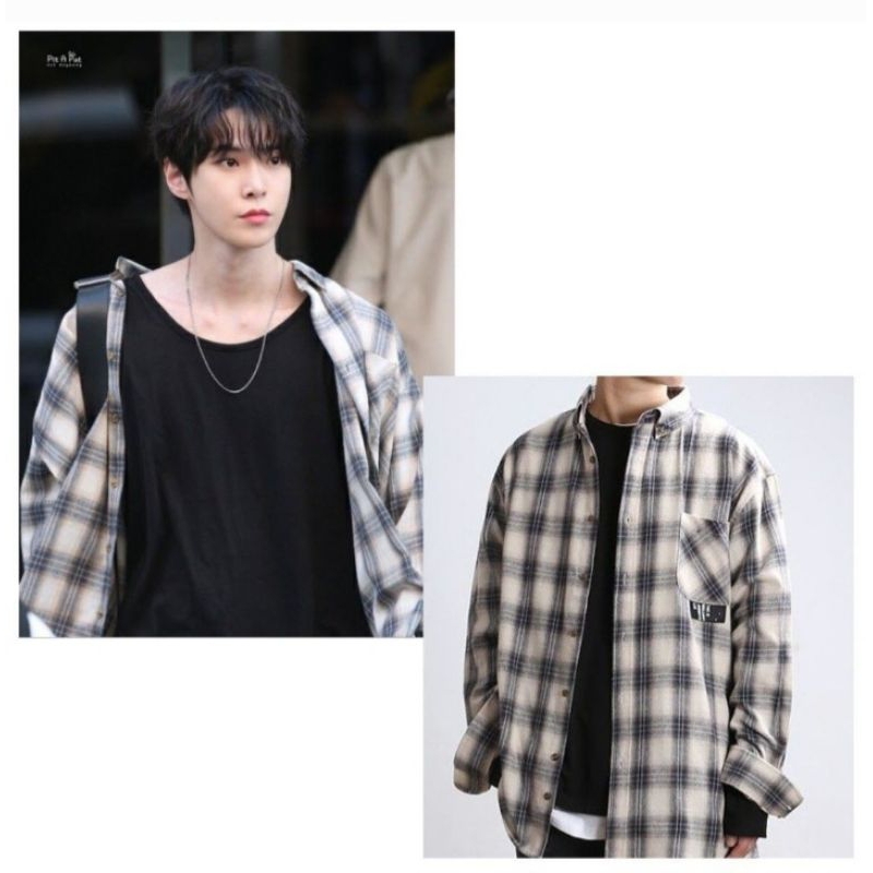 Kemeja Flanel Doyoung NCT - FLANNEL VETERANO JHONNY WEST SECOND ORIGINAL
