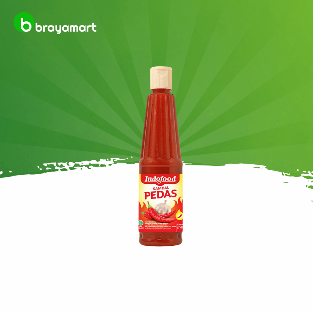 

Indofood sambal pedas 275 ml Brayamart