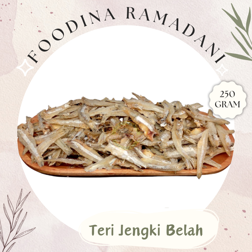 

IKAN TERI Jengki Belah Medan - Salted Fish Fresh [ Berat 250gr ] Harga Per BKS