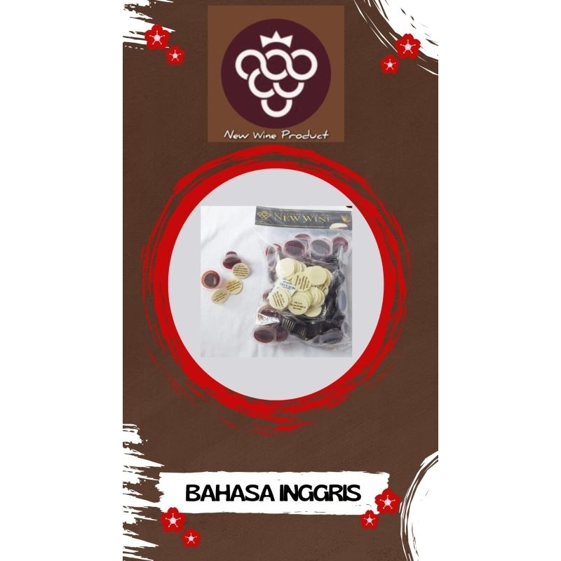 

Anggur Perjamuan Kudus Premium Cup + Hosti Ayat (Inggris) Isi 50 & 100