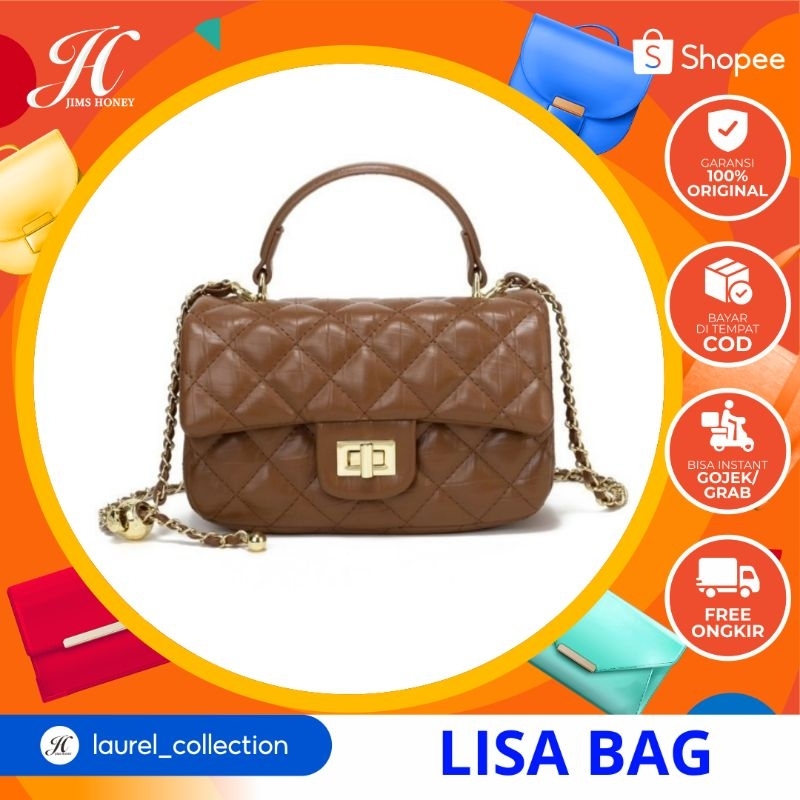 JIMS HONEY LISA SLING BAG TAS SELEMPANG BAHU JINJING WANITA PESTA KECIL