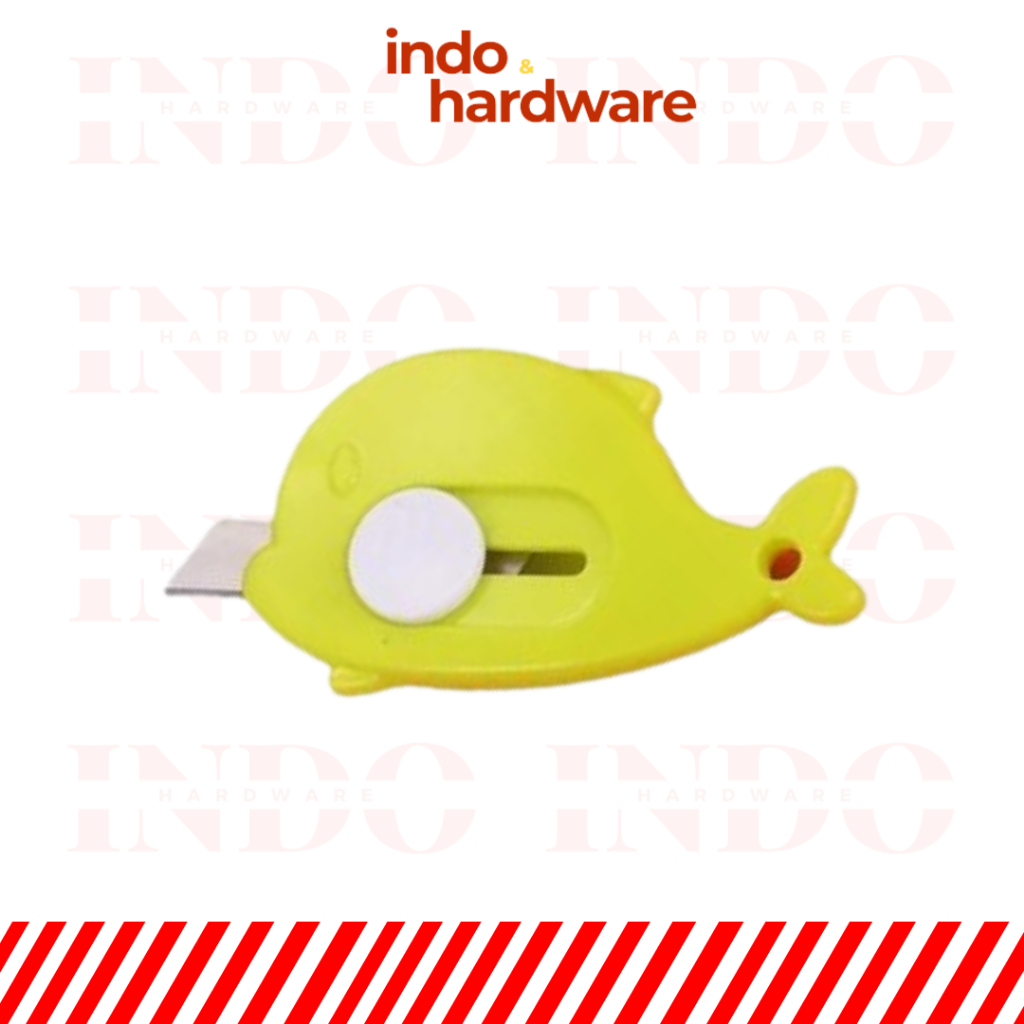 

Pisau Cutter Mini Kecil Lucu Aesthetic Model Dolphin Pisau Kater Pembuka Paket Pemotong Kertas
