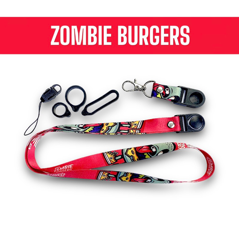 

ZOMBIE BURGERS LANYARD GANTUNGAN HANDPHONE