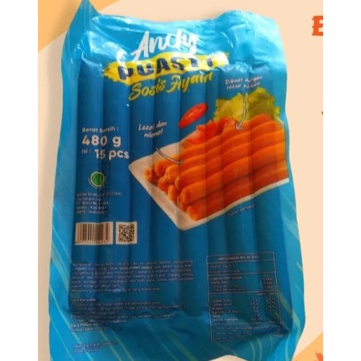 

ANDY Sosis Ayam 480 Gram