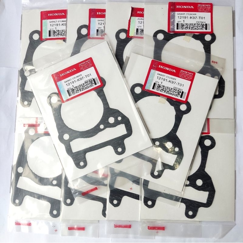 GROSIR ( 10 PCS  ) PAKING BLOK CYLINDER PCX 125 PCX 150 PCX CBU GASKET BLOK SILINDER PCX 150 PACKING