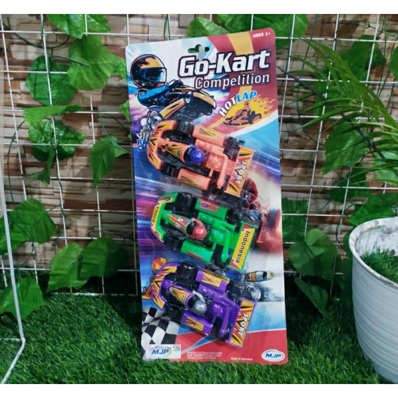 Mainan set Go-Kart mobil mobilan balap pullback anak anak murah
