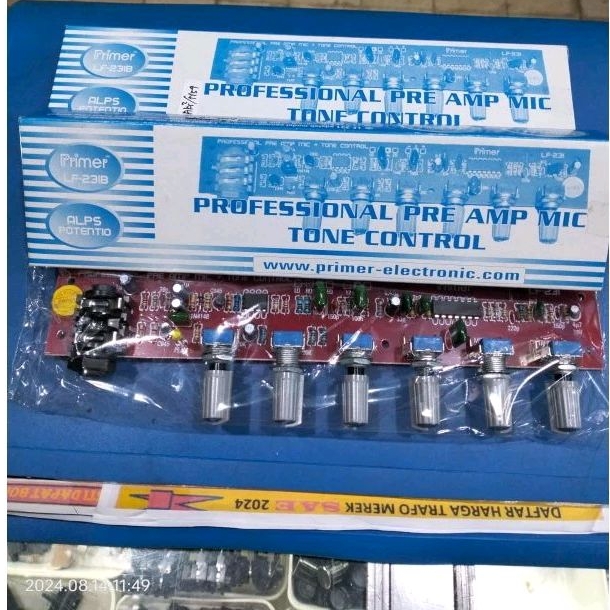Kit Tone Control Pre Amp Mic Primer Lf 231b