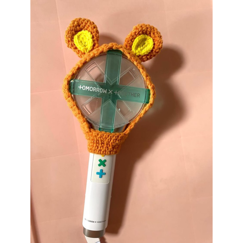 sarung lightstik rajut  the boyz tbz,twice , txt rajut boneka kpop crochet bisa request