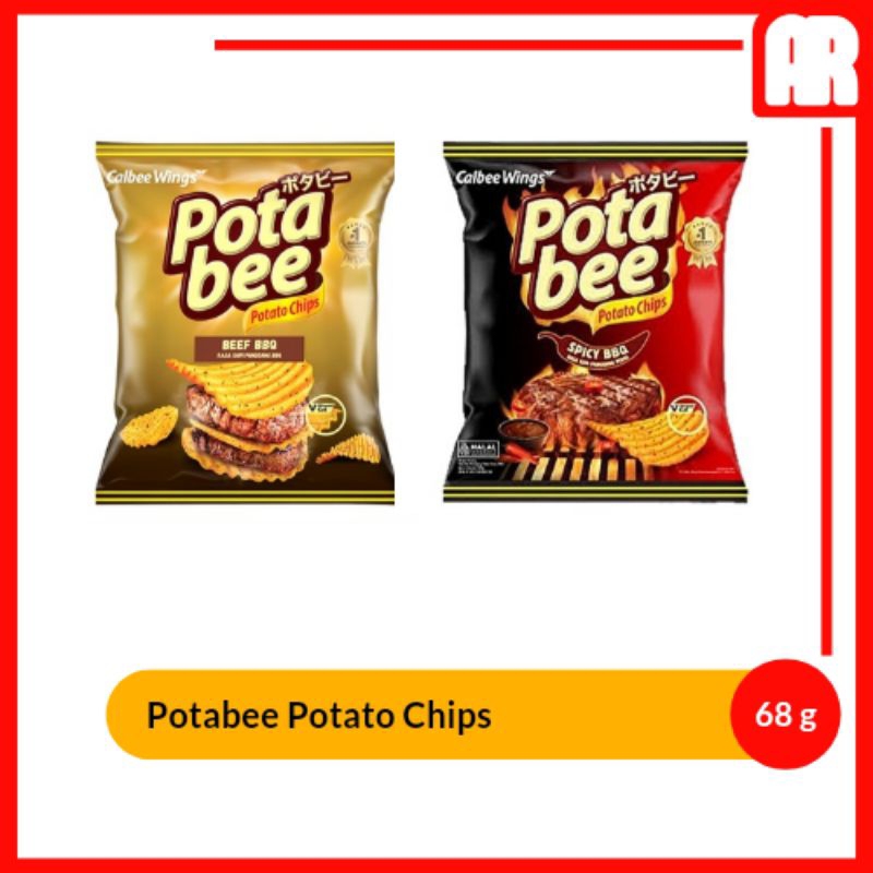 

Potabee Potato Chips 68g - Snack Makanan Ringan | AR Ostore