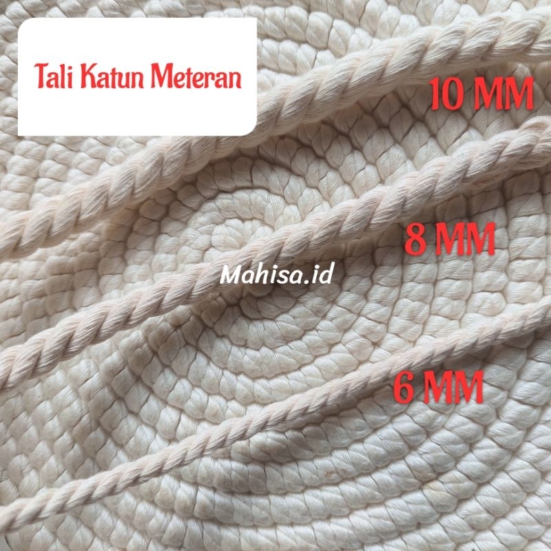 Tali Katun Macrame 6mm | 8mm | 10mm METERAN