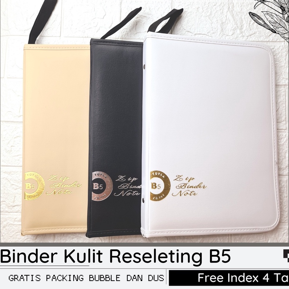 

Murah Binder B5 Binder Kulit B5 Notebook Kulit Buku Binder B5 26 Lubang Anti Air Binder Reseleting B5 S67