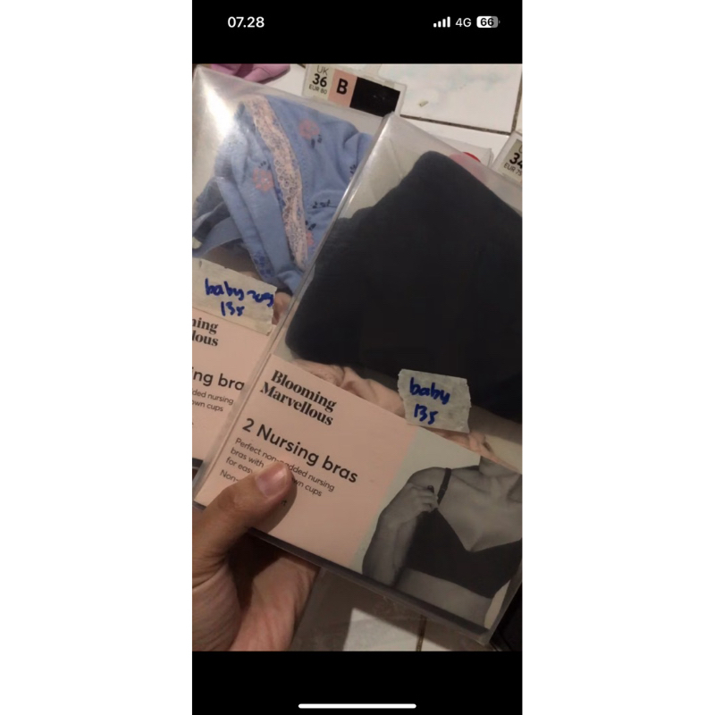 Nursing Bra Mothercare isi 2 New sz.34 B