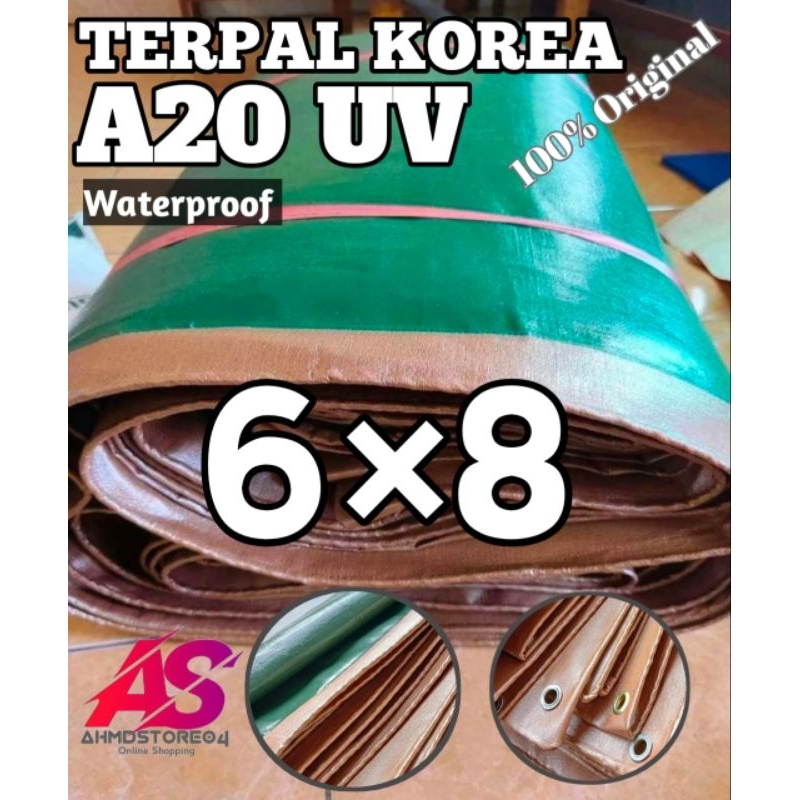 TERPAL A20 UV IMPOR KOREA UKURAN 6×8