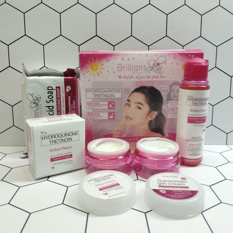 paket cream brilliant skin rejuv set 4in1