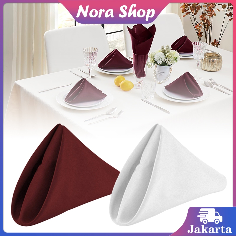 Kain Serbet Table Napkin Serbet Makan Hotel Serbet Napkin Untuk Restoran Cafe Rumah Makan