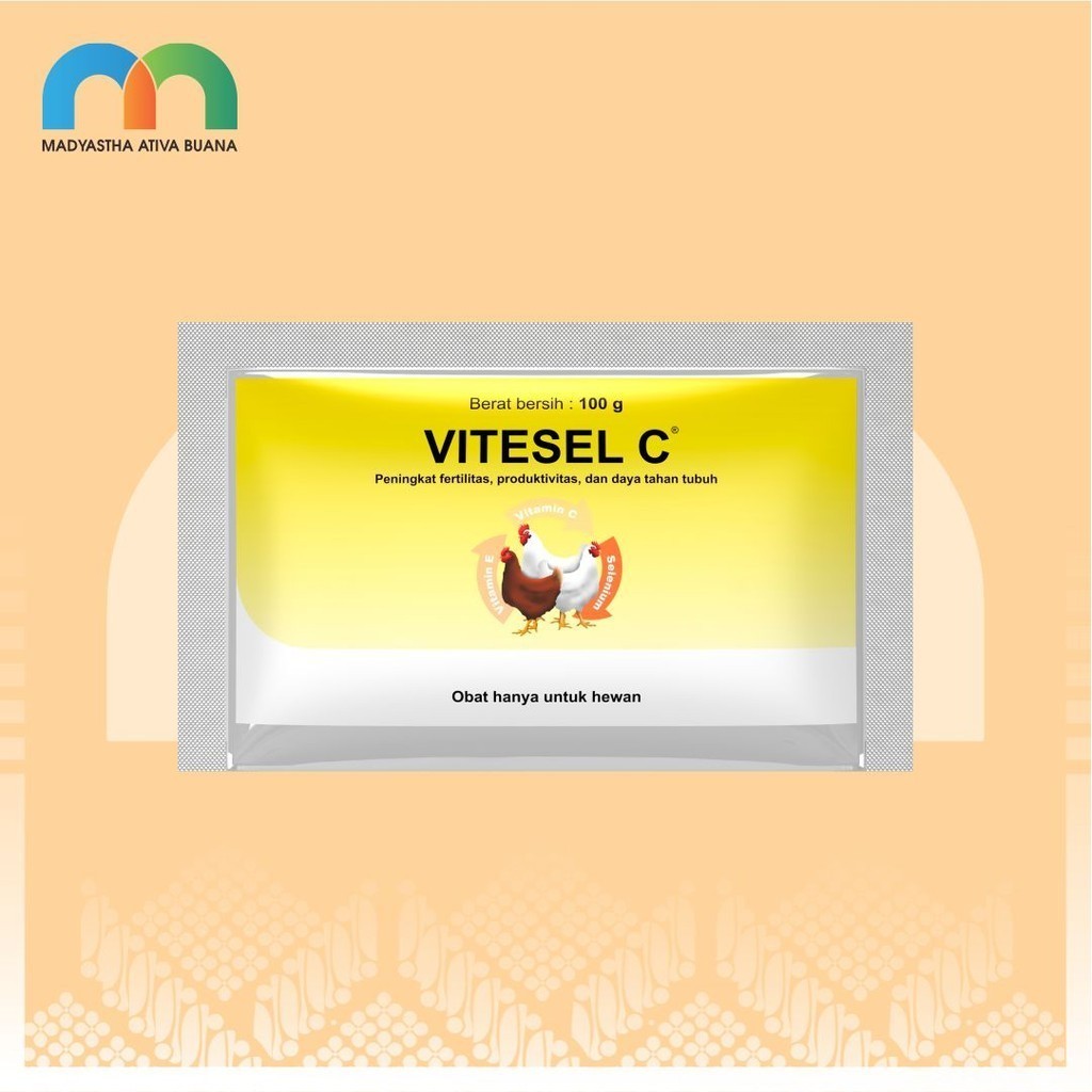 Vitesel C 100 gram - 1 Box isi 25 pcs
