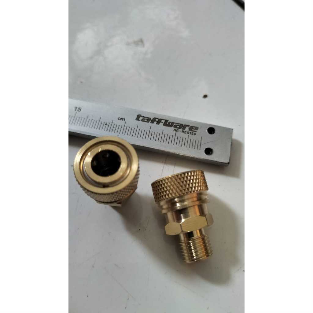 KUPLER BETINA MINI DRAT LUAR KUNINGAN - KUPLER BETINA MINI