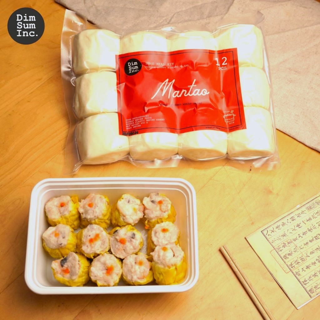 

PAKET KOMBO DIMSUM INC - Mantao / Mantau Goreng Kukus + Shiomay / Siomay / Siumay / Somay Premium by Dimsum Inc