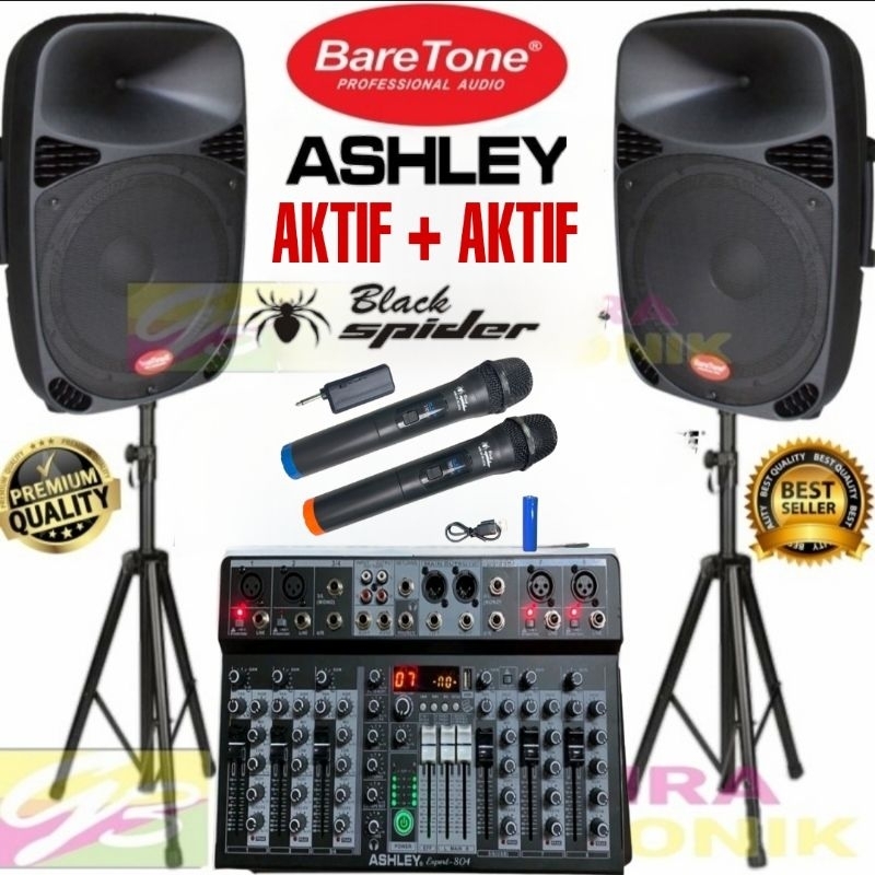 Paket Baretone aktif 15 inch MAX15MB sound system outdoor ashley Original