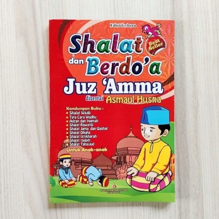 Buku Sholat Anak Dilengkapi gambar warna Panduan Shalat Anak Bergambar Lengkap
