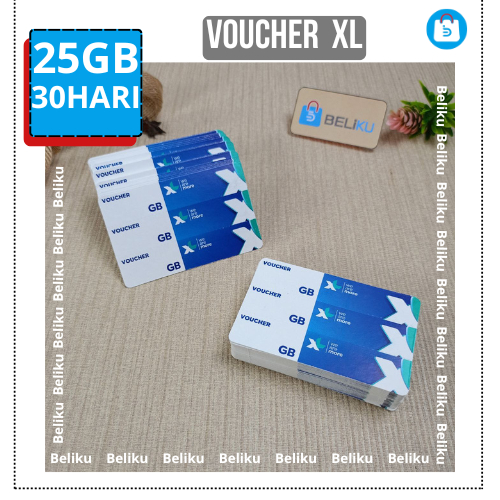 Voucher Kuota XL 25 GB 30 Hari (L+) TERMURAH