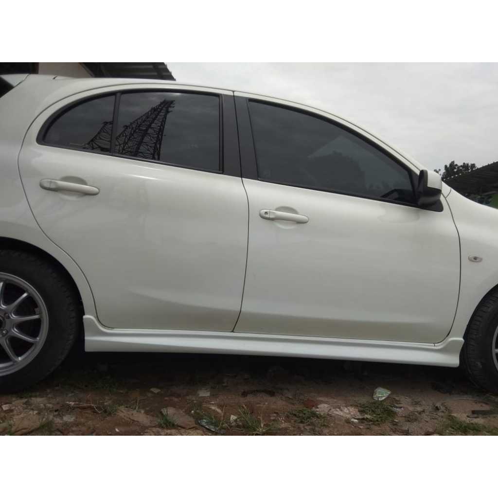 Bodykit samping Nissan march 2015