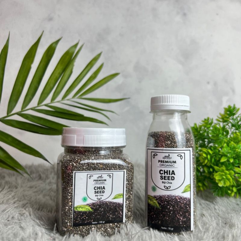 

Biji Chia Seed Organik 150 gram / Black Chia Seed Premium Untuk Diet By Suur lemon
