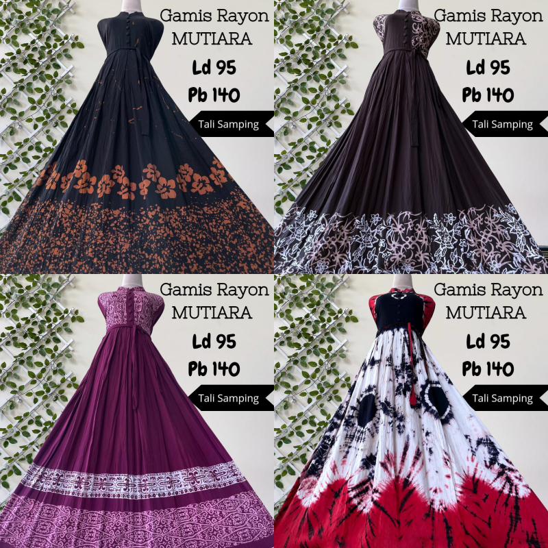 Ariefa Batik - PROMO HARI INI GAMIS RAYON CANDI MEKAR SIZE S - GAMIS CANDI MEKAR - GAMIS TWILL ORI -