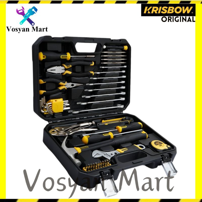 Krisbow Toolkit 52 Pcs || Tool set Krisbow