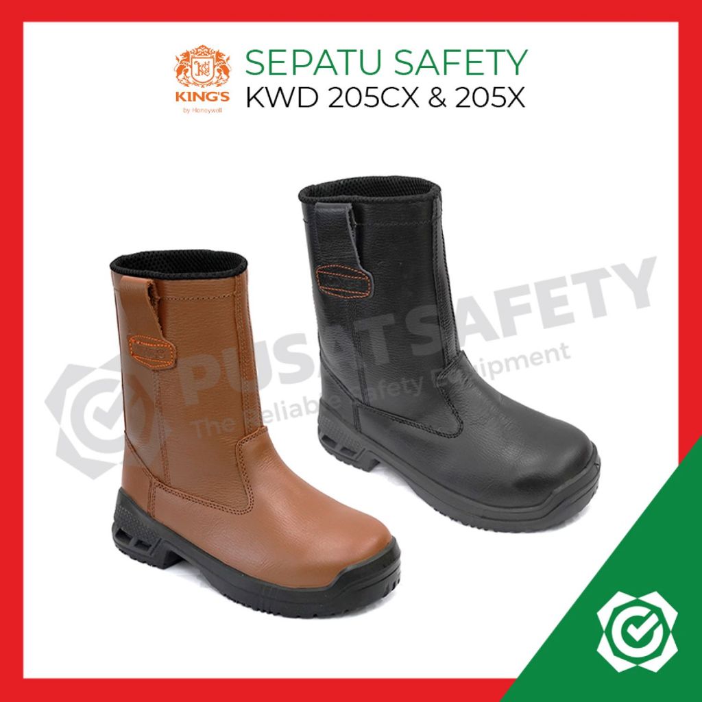 Kings KWD 205 Sepatu Safety Kerja Proyek Boot Lapangan