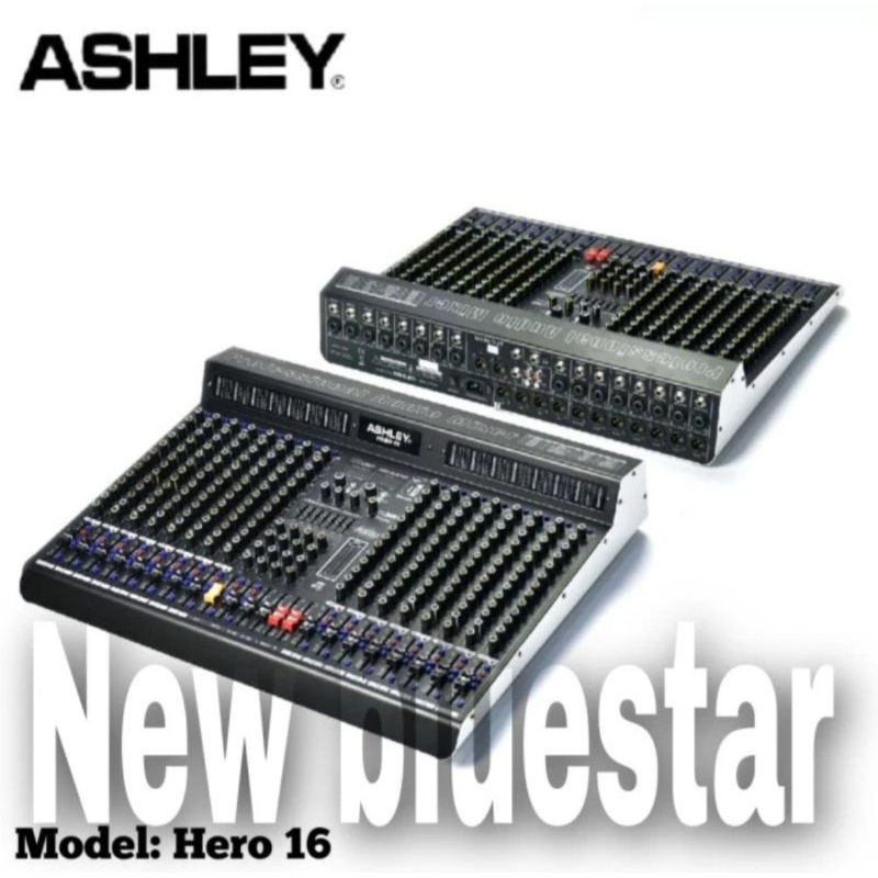 Mixer Ashley Hero 16 Channel Original Multi Effect 199dsp Bluetooth NewStar