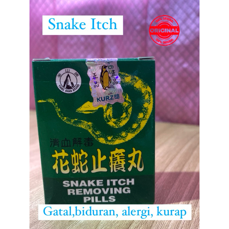 Snake Itch obat gatal alergi Removing Pills