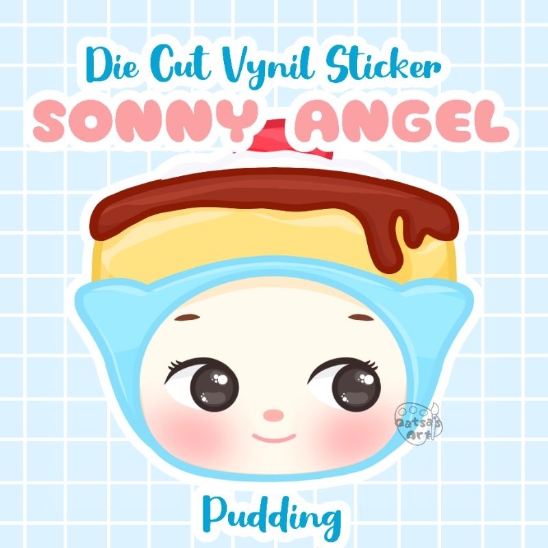 

|| Die Cut Vynil Sticker || SONNY ANGEL || Pudding from Sweet Series ||