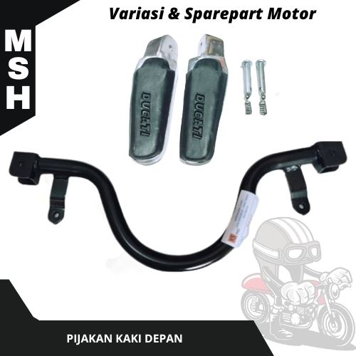 Pijakan Kaki Depan Mio J Set Footstep Ducati