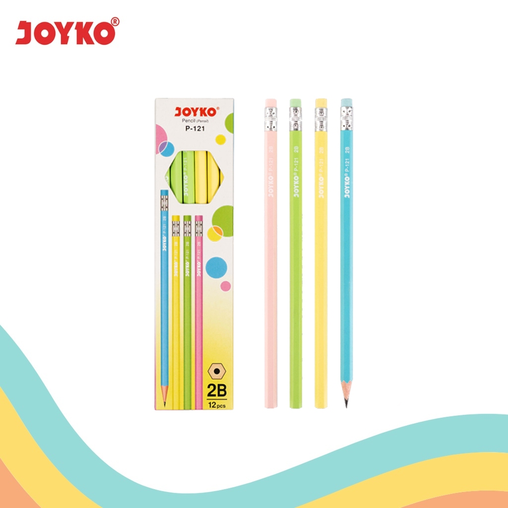

PENSIL 2B JOYKO P-121 (12 PCS)