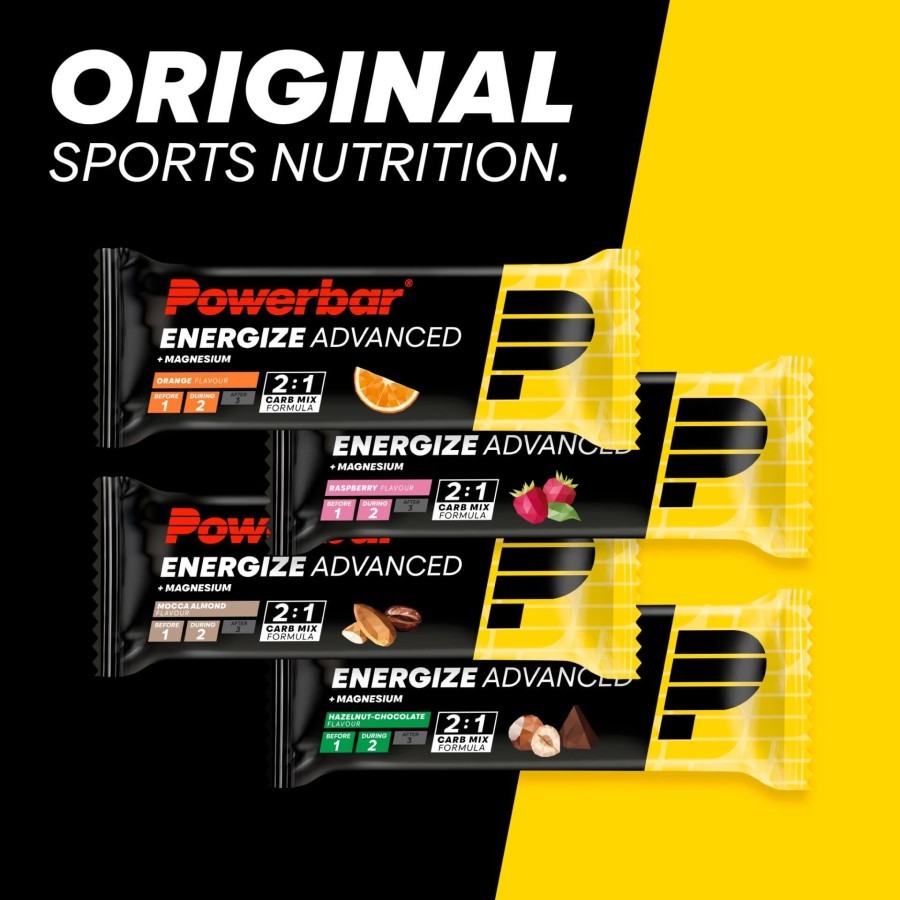 

RB Powerbar Energy Bar Energize Original & Advanced w/ Electrolytes & Magnesium