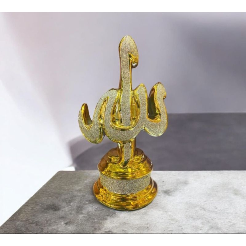 PAJANGAN KALIGRAFI EMAS GOLD MEWAH IMPORT