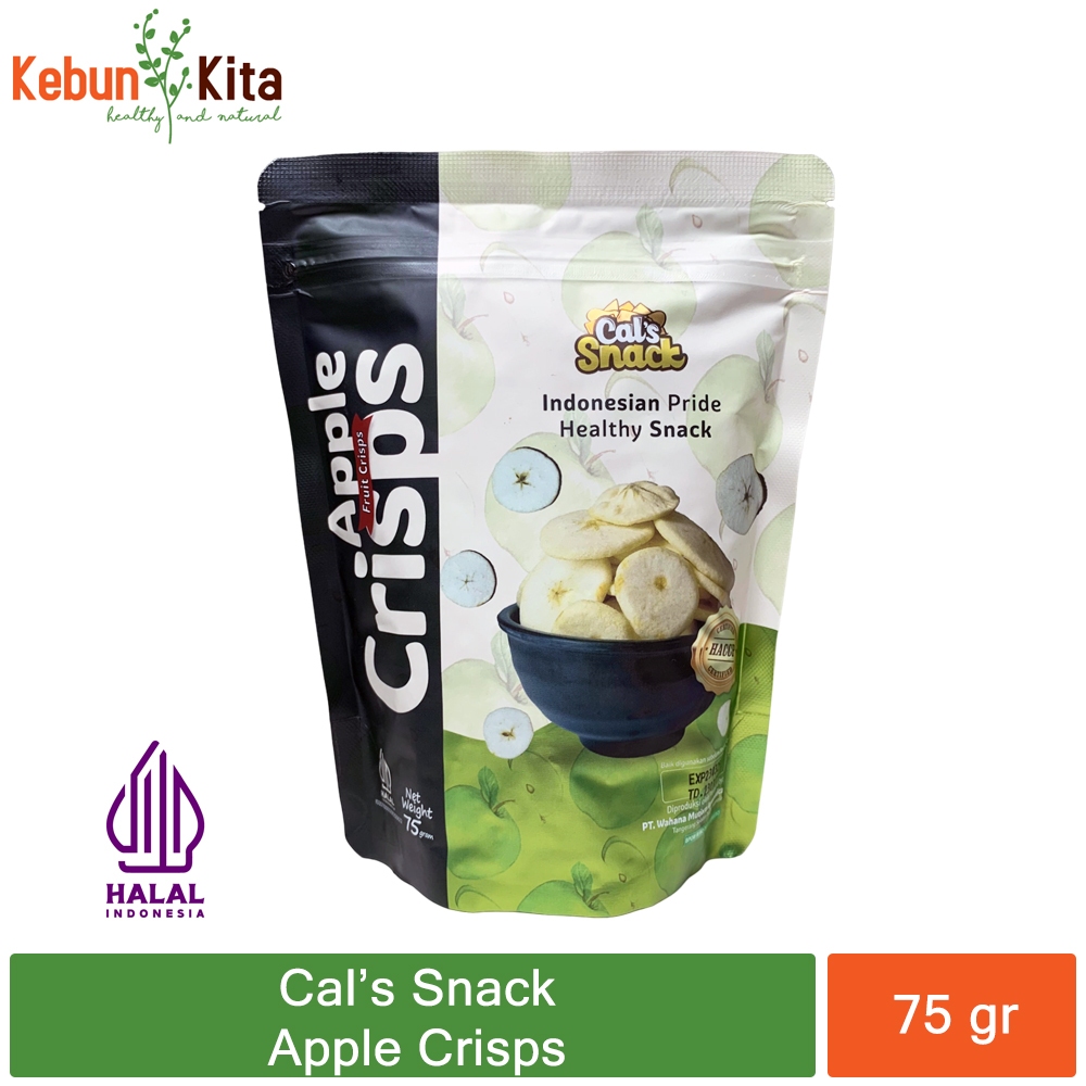 

Cal's Snack Apple Crisps 75 gr - Keripik Apel