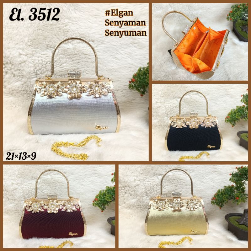 CLUTCH ELGAN TAS PESTA TENTENG TAS PENGANTIN#3512