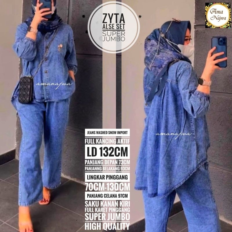 setelan jeans by Ama najwa